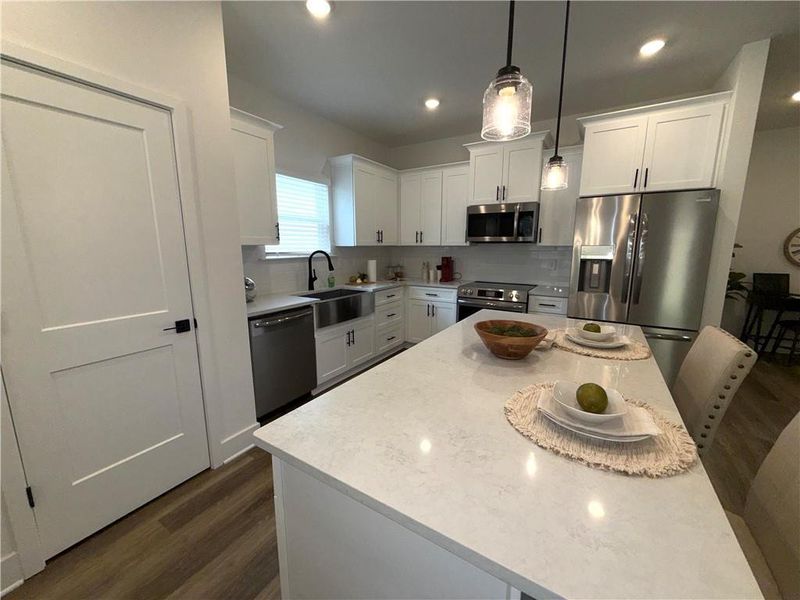 Furnished interior view inside a new home in Thunder Ridge, Dawsonville (Image 17).