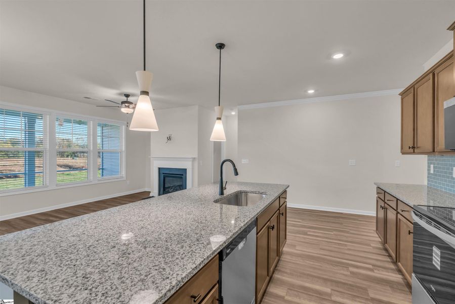 Furnished interior view inside a new home in Halton Oaks, Spartanburg (Image 9).