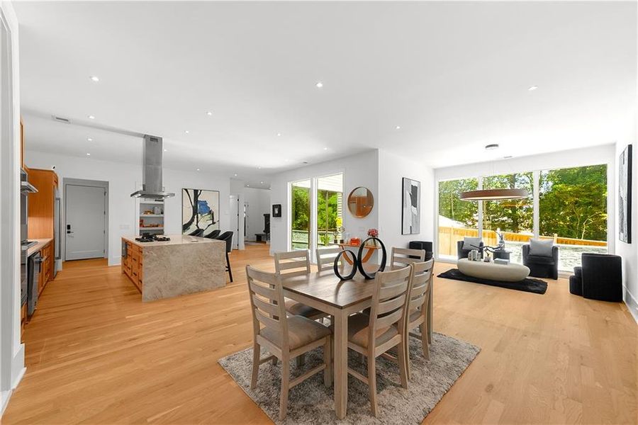 Furnished interior view inside a new home in , Brookhaven (Image 8).