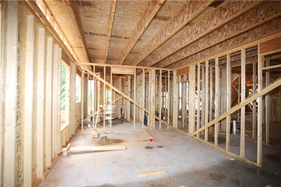 In-progress construction of a new home in , Carrollton, GA (Image 48).