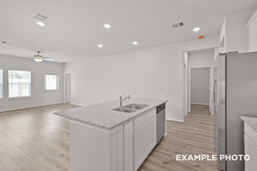 Representative furnished interior of a home built from the The Comal F by Davidson Homes LLC in Spring Branch Crossing, Conroe (Image 8).