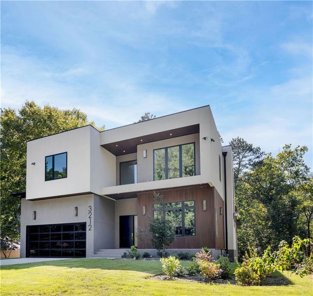 Front exterior of a new home in , Atlanta, GA, highlighting curb appeal (Image 2). Front exterior of a new home in , Atlanta, GA, highlighting curb appeal (Image 2).