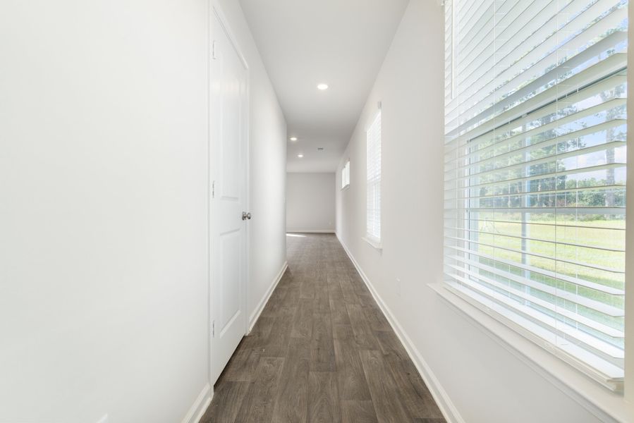 Spacious, unfurnished interior of a new home in Forts Ridge, Pelion (Image 11). Spacious, unfurnished interior of a new home in Forts Ridge, Pelion (Image 11).