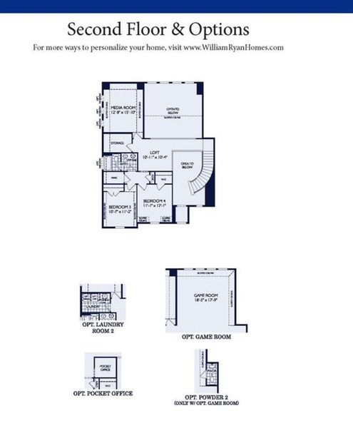 The Shenandoah II Floorplan Options