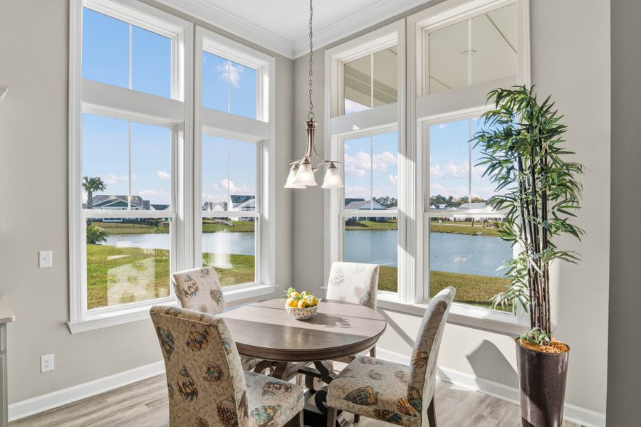 Furnished interior view inside a new home in Bridgewater - Waterside Village, Little River (Image 16).