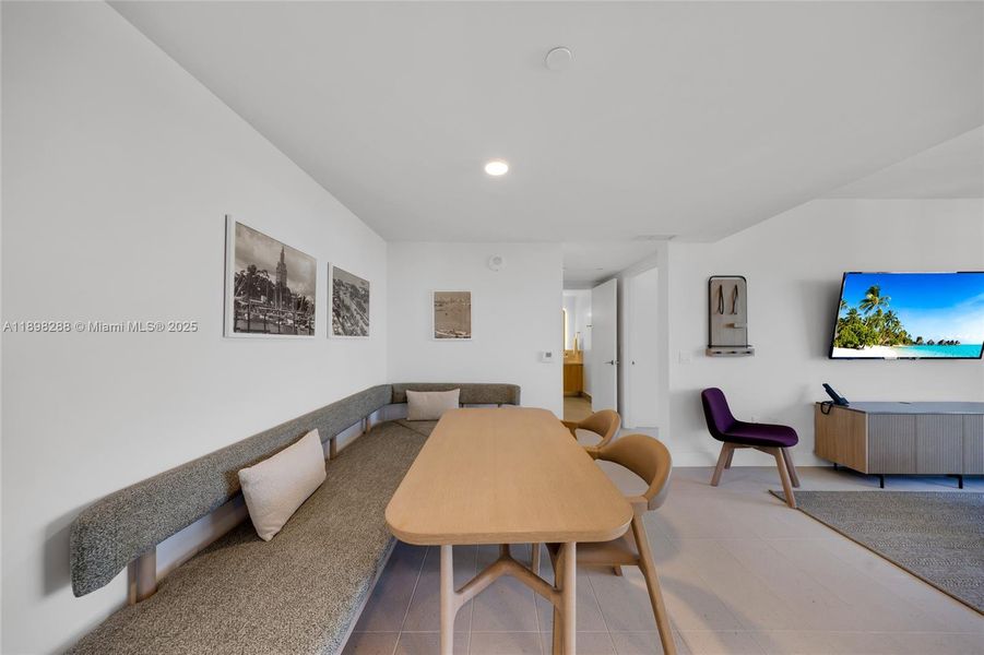 Furnished interior view inside a new home in , Miami (Image 9).