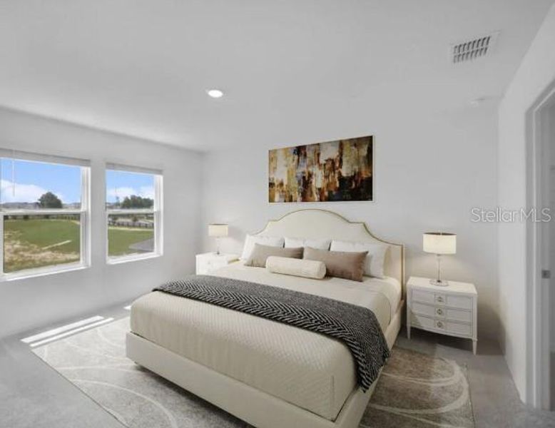 Furnished interior view inside a new home in Waterstone, Groveland (Image 4). Furnished interior view inside a new home in Waterstone, Groveland (Image 4).