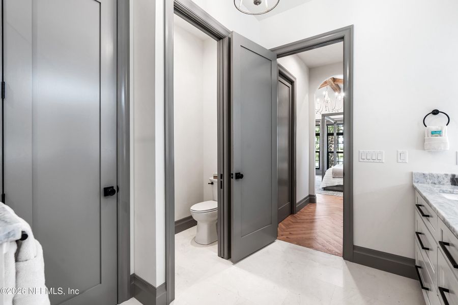 Furnished interior view inside a new home in , Palm Coast (Image 56).