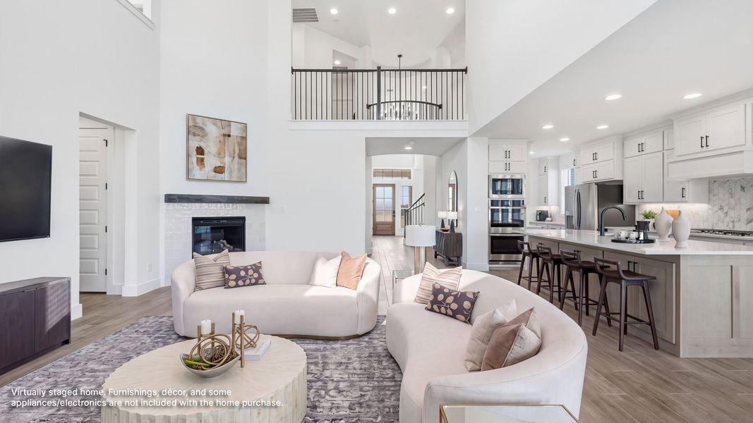 Furnished interior view inside a new home in Landmark, Denton (Image 6).