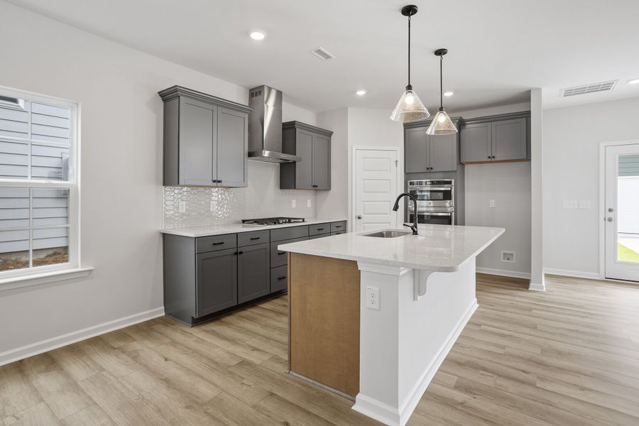 Furnished interior view inside a new home in Georgias Landing, Raleigh (Image 7).