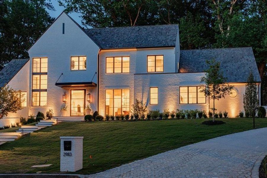 Front exterior of a new home in , Atlanta, GA, highlighting curb appeal (Image 2). Front exterior of a new home in , Atlanta, GA, highlighting curb appeal (Image 2).