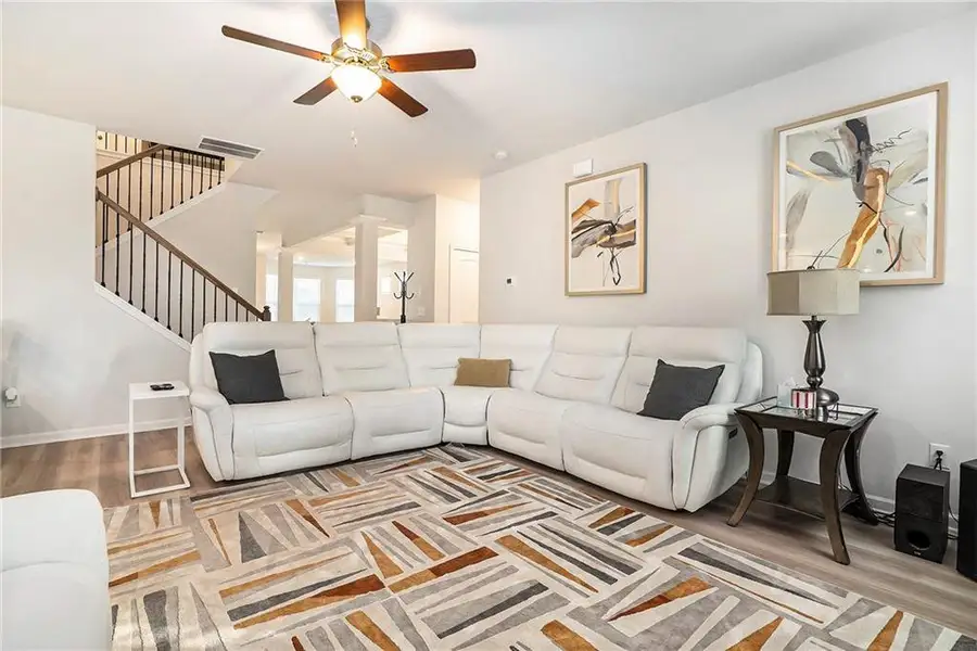 Furnished interior view inside a new home in Adagio, Dacula (Image 9).