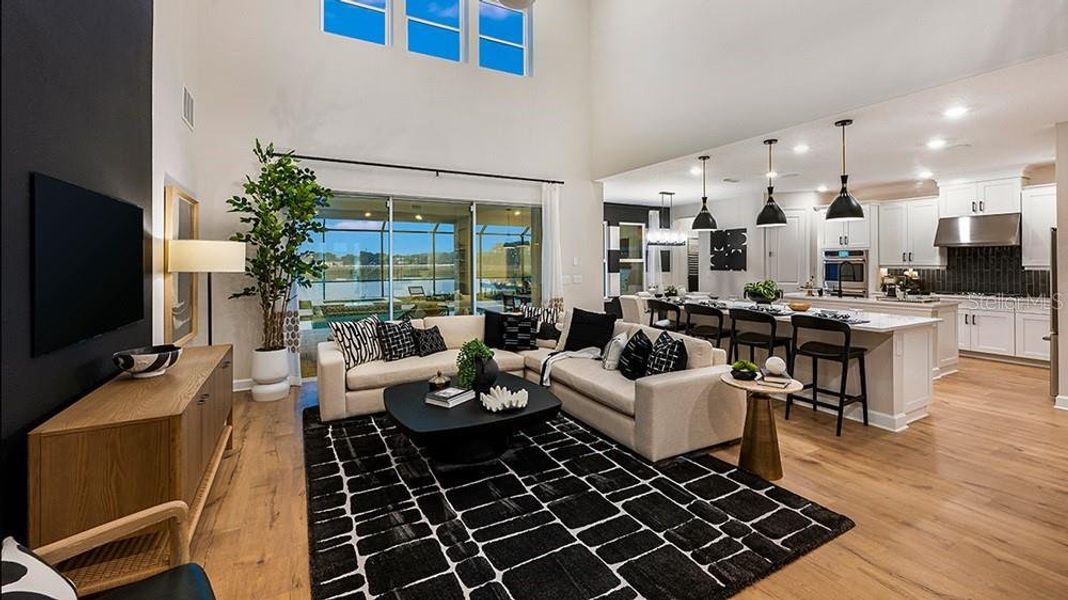 Furnished interior view inside a new home in Lochside, Mount Dora (Image 14). Furnished interior view inside a new home in Lochside, Mount Dora (Image 14).