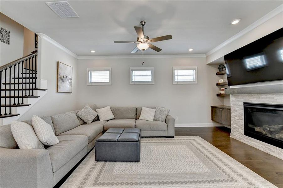 Furnished interior view inside a new home in , Duluth (Image 7).