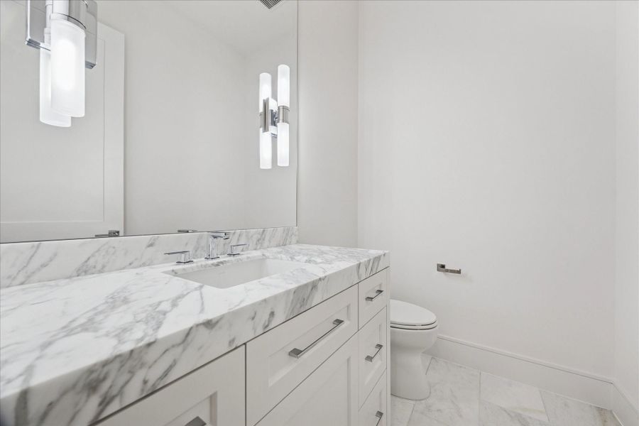 Furnished interior view inside a new home in , West University Place (Image 14).