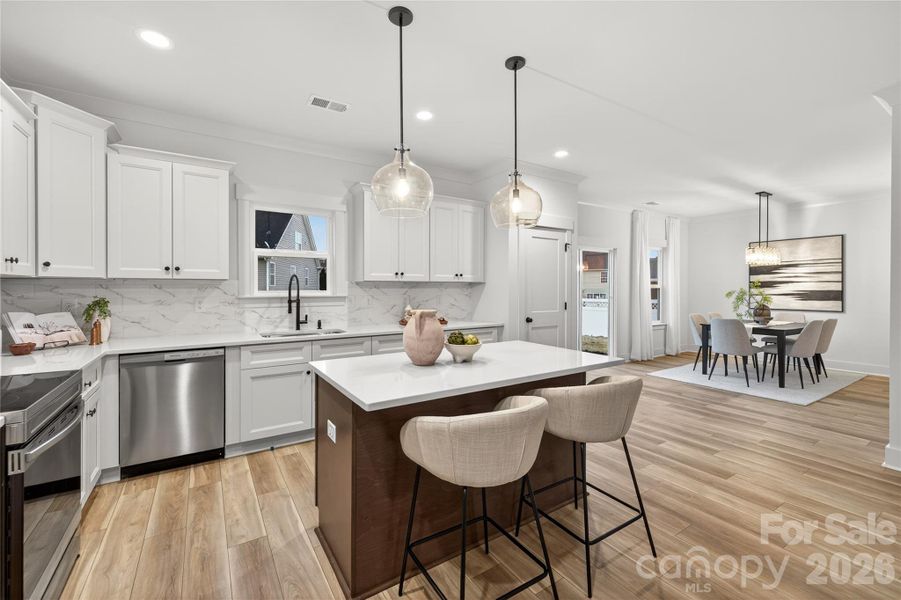 Furnished interior view inside a new home in , Davidson (Image 8).
