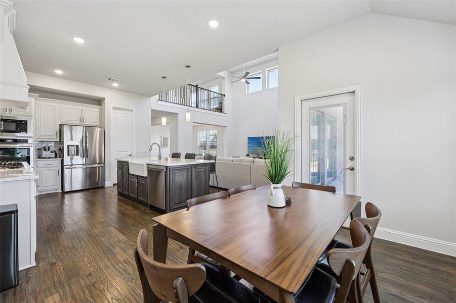 Furnished interior view inside a new home in Mockingbird Heights, Midlothian (Image 18).