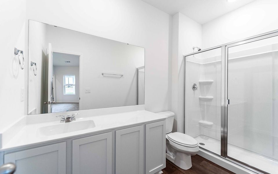 Furnished interior view inside a new home in Stonehenge, Manchester (Image 4).