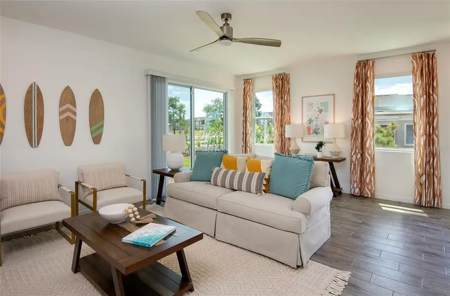 Furnished interior view inside a new home in , Punta Gorda (Image 4).