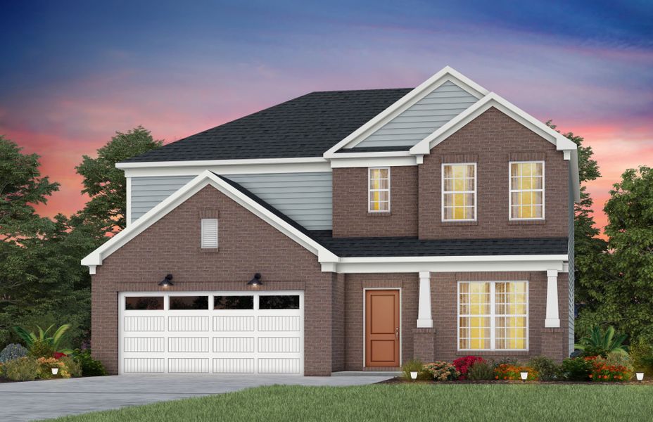 Representative exterior photo of a completed home built from the Mercer by Pulte Homes in Forest Creek, Waxhaw, NC (Image 16). Representative exterior photo of a completed home built from the Mercer by Pulte Homes in Forest Creek, Waxhaw, NC (Image 16).