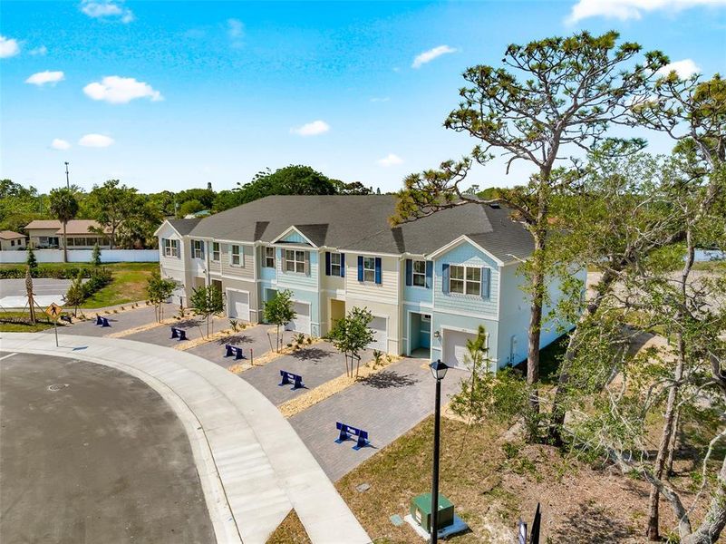 Front exterior of a new home in Kendall Pointe, Melbourne, FL, highlighting curb appeal (Image 1). Front exterior of a new home in Kendall Pointe, Melbourne, FL, highlighting curb appeal (Image 1).
