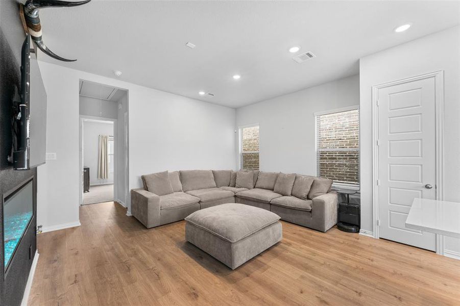 Furnished interior view inside a new home in Tenison Village at Buckner Terrace, Dallas (Image 22). Furnished interior view inside a new home in Tenison Village at Buckner Terrace, Dallas (Image 22).