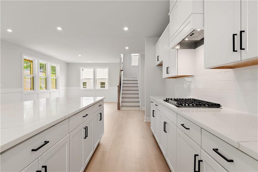 Furnished interior view inside a new home in Hillside Manor, Powder Springs (Image 12). Furnished interior view inside a new home in Hillside Manor, Powder Springs (Image 12).