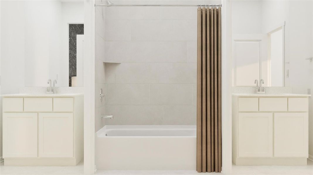 Furnished interior view inside a new home in Anniston, Katy (Image 15).