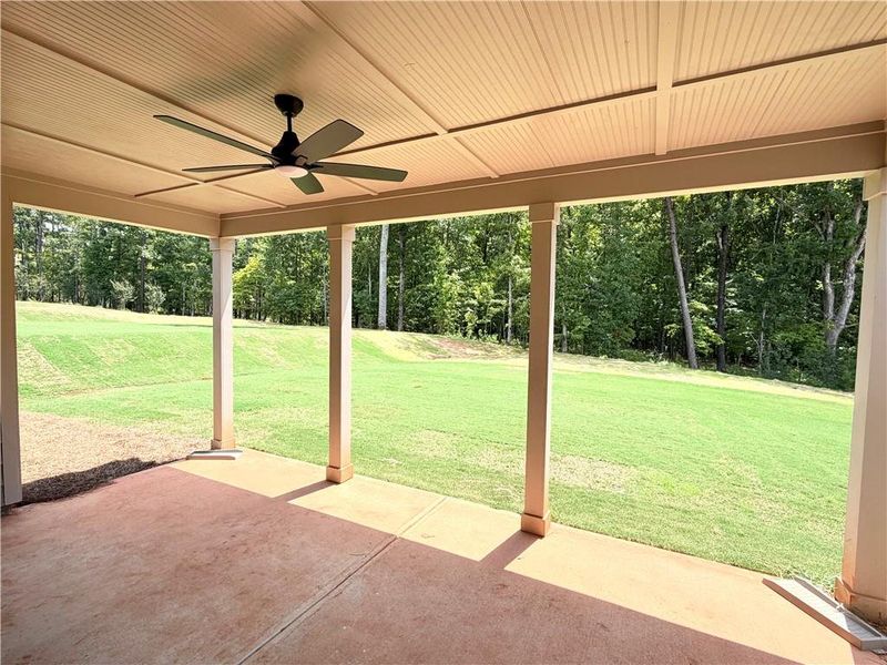 Exterior details and patio area of a home in , Greensboro (Image 2). Exterior details and patio area of a home in , Greensboro (Image 2).