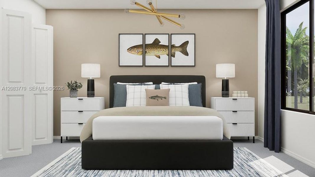 Furnished interior view inside a new home in Solterra, Sunrise (Image 13).