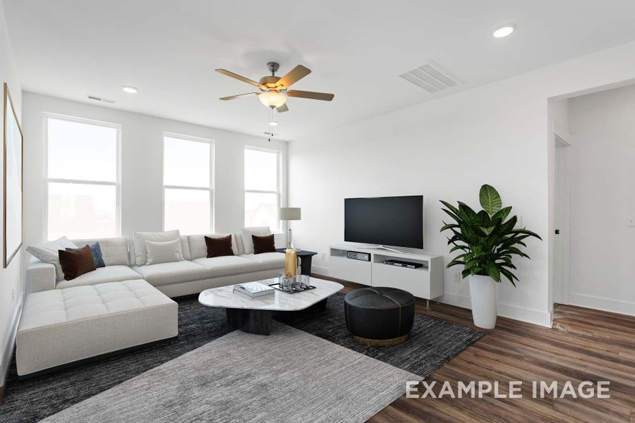 Representative furnished interior of a home built from the The Ash A-BF by Davidson Homes LLC in Bradshaw Farms, Mount Juliet (Image 7).