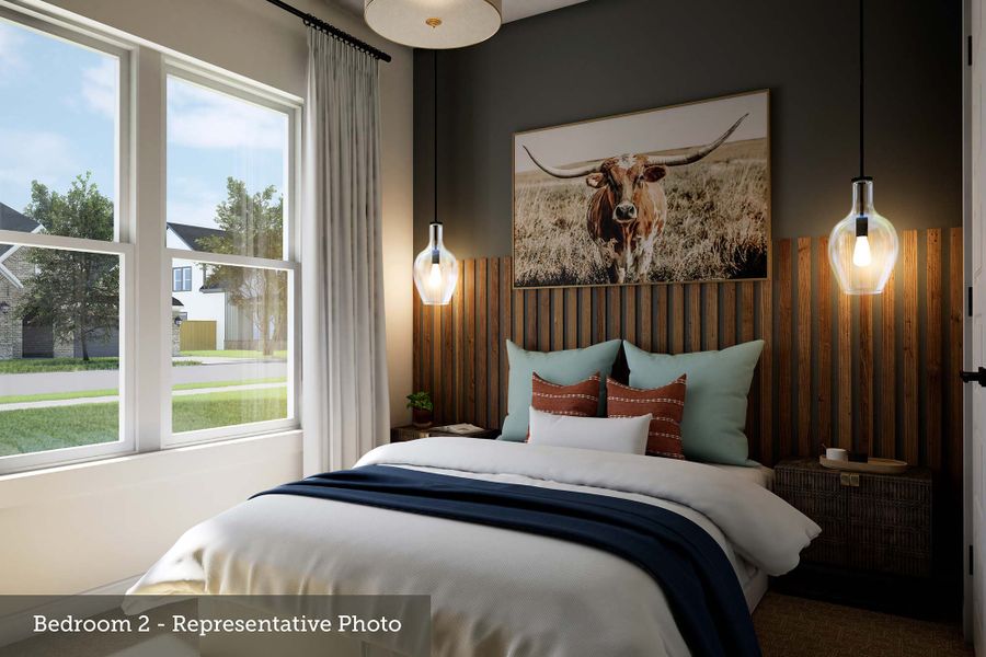 Furnished interior view inside a new home in Tavolo Park Cottages, Fort Worth (Image 3).