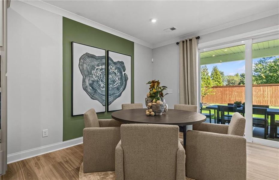 Furnished interior view inside a new home in Linden Grove, Powder Springs (Image 16).