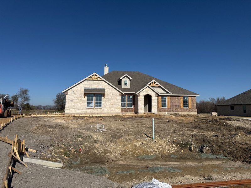 In-progress construction of a new home in Fairview Meadows, New Fairview, TX (Image 4).