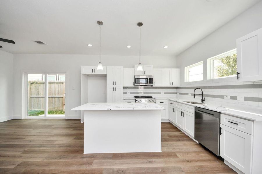 Furnished interior view inside a new home in , Houston (Image 6).