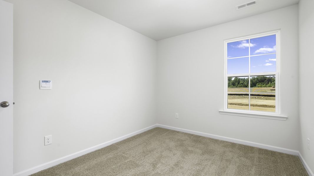 Spacious, unfurnished interior of a new home in The Gables at Edinborough Townes, Gibsonville (Image 14). Spacious, unfurnished interior of a new home in The Gables at Edinborough Townes, Gibsonville (Image 14).