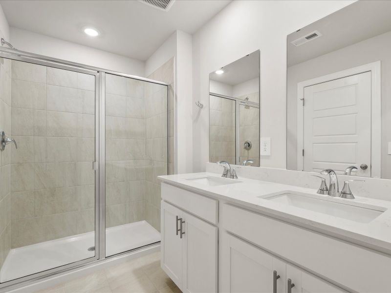 Furnished interior view inside a new home in Avalon Townes, Lyman (Image 7).