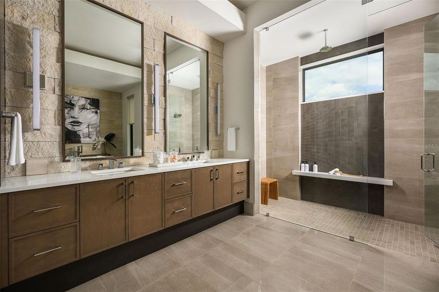 Furnished interior view inside a new home in , Sarasota (Image 14).