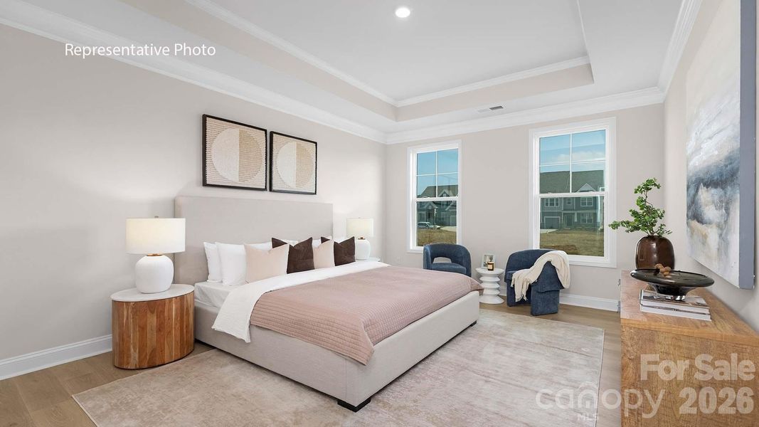 Furnished interior view inside a new home in Sylvan Creek, Denver (Image 16).