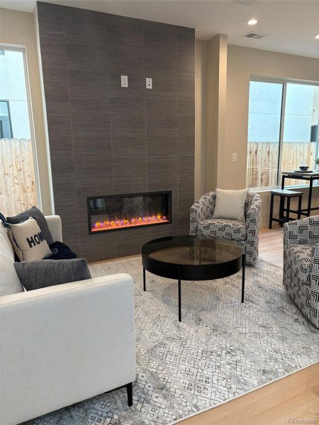 Furnished interior view inside a new home in , Denver (Image 3).