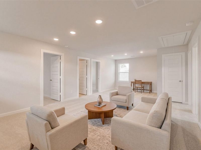 Furnished interior view inside a new home in Liberty Estates, Cleveland (Image 11).