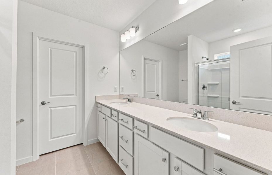 Furnished interior view inside a new home in Twisted Oaks, Wildwood (Image 8).