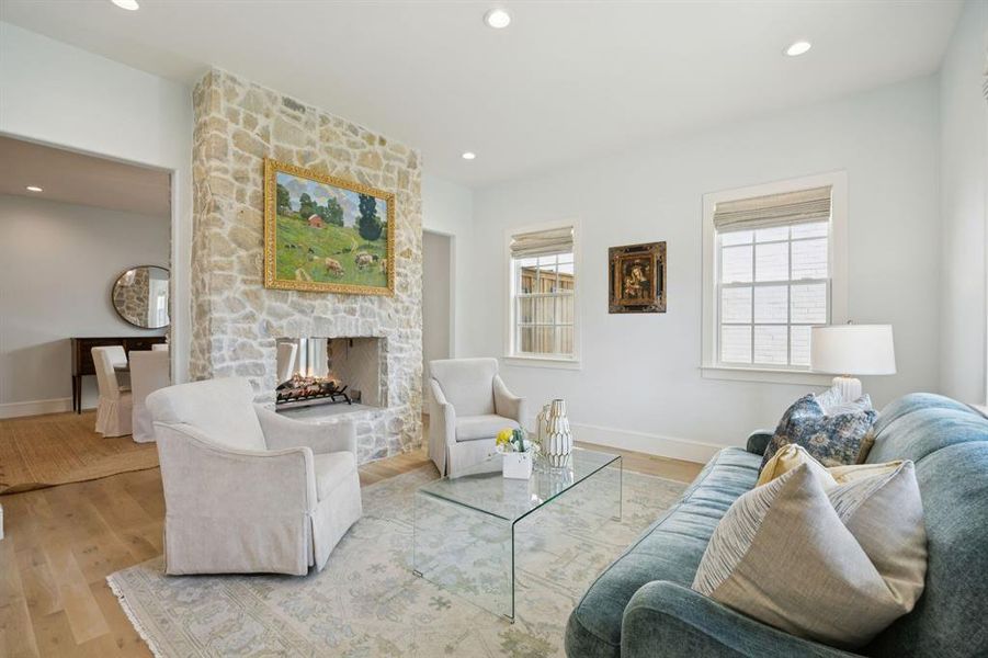 Furnished interior view inside a new home in , Dallas (Image 31).
