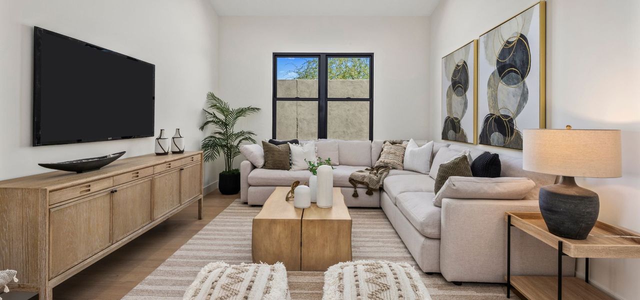 Furnished interior view inside a new home in Aura, Scottsdale (Image 8).