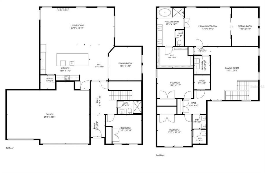 2D floor plan layout of this home in Acuera Estates, Apopka, FL (Image 7). 2D floor plan layout of this home in Acuera Estates, Apopka, FL (Image 7).