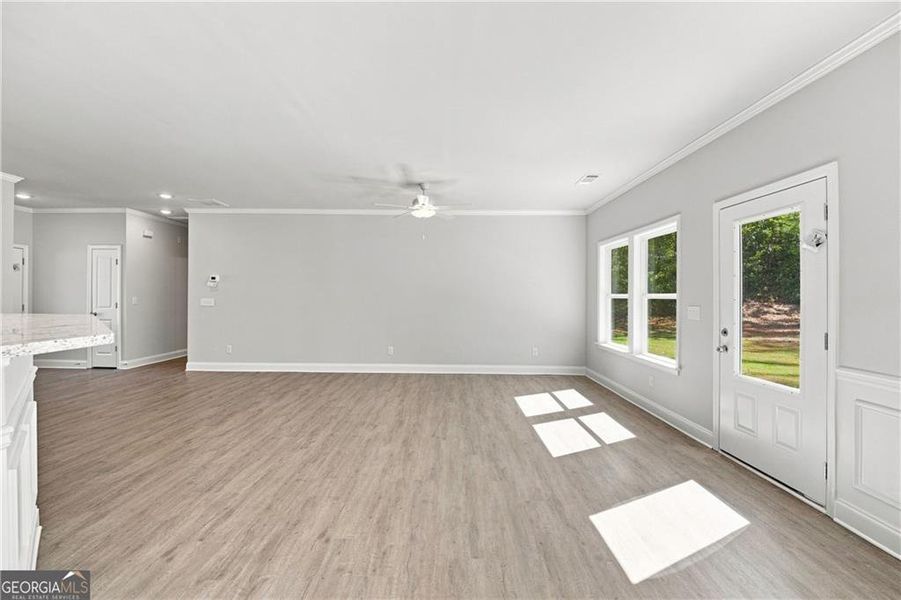 Spacious, unfurnished interior of a new home in , Gray (Image 26).