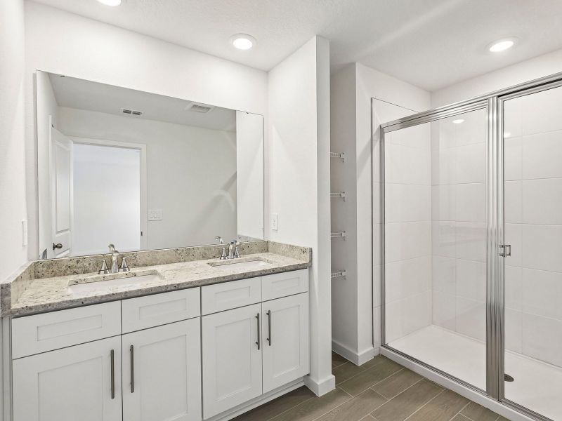 Furnished interior view inside a new home in Parkside at Shearwater, St. Augustine (Image 5).
