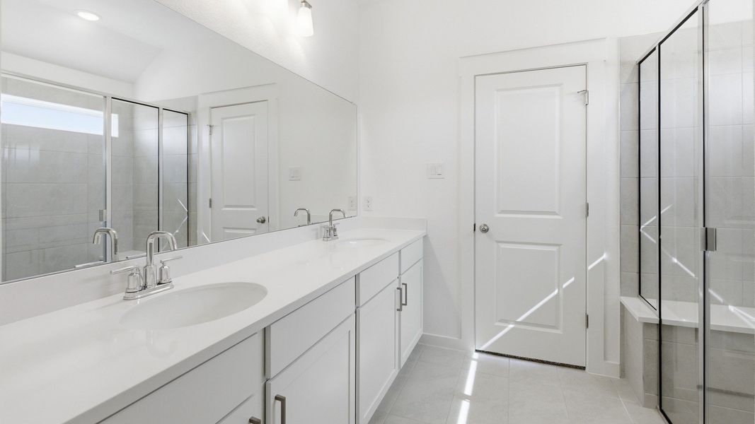 Furnished interior view inside a new home in Infinity Square, Kyle (Image 15).