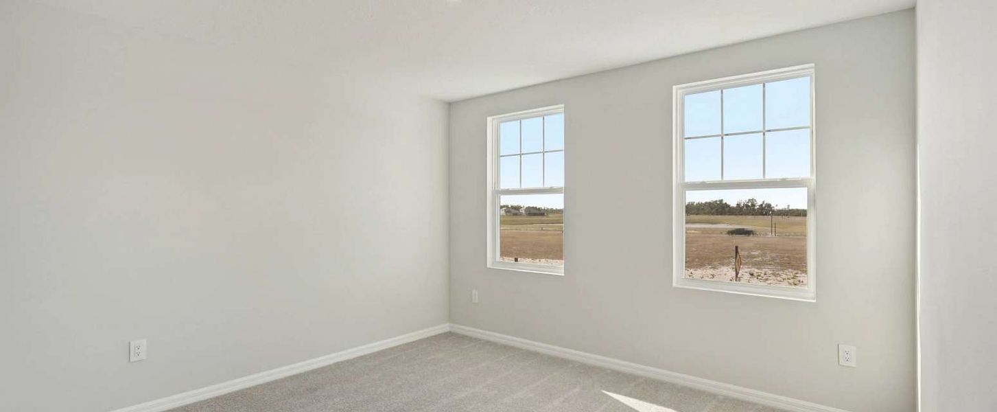 Bedroom 2 located off the front of the home - representative image Bedroom 2 located off the front of the home - representative image