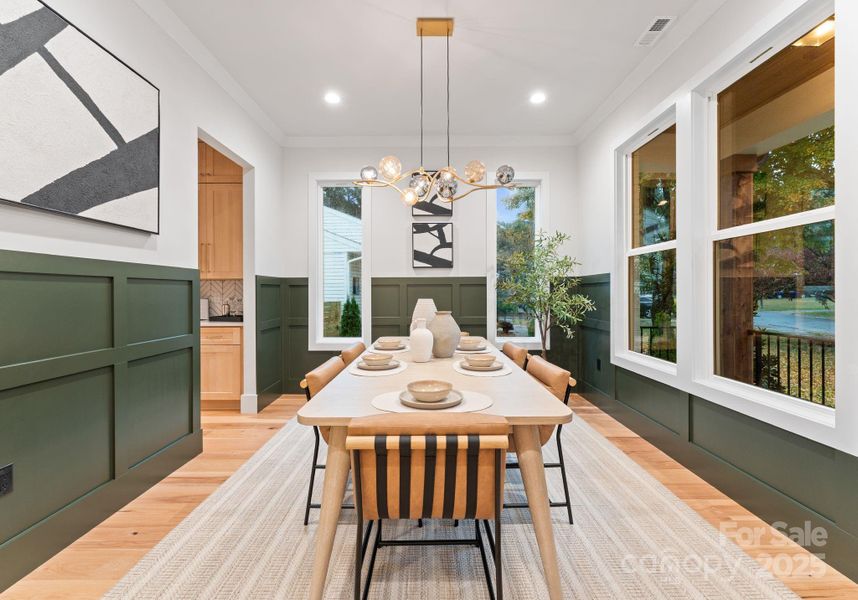Furnished interior view inside a new home in , Charlotte (Image 9). Furnished interior view inside a new home in , Charlotte (Image 9).